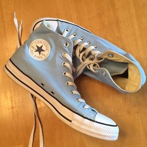 Light blue Converse - women’s size 10.